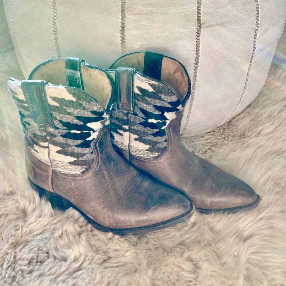 Frye Cowboy Booties 6